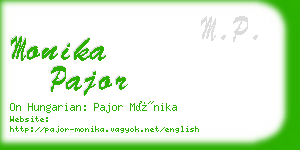monika pajor business card